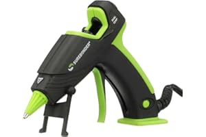 Surebonder Mini Hot Glue Gun with Dual Temperature & Auto Shut Off, 20 Watts for Fast Heating & Consistent Glue Flow, Adjust 