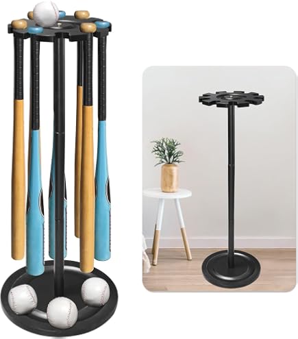 Support Pour Batte De Baseball Liakyunf – Acrylique Transparent, Antidérapant, Pour Batte 20,3 Cm, Décoration Et Rangement