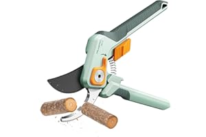 PrunePro Pruning Shears for Gardening Professional Bypass Hand Pruner Up to 1 Inch Cut Capacity Sharp Stainless Steel Blade Garden Scissors Plant Flower Garden Clipper 1 Pack