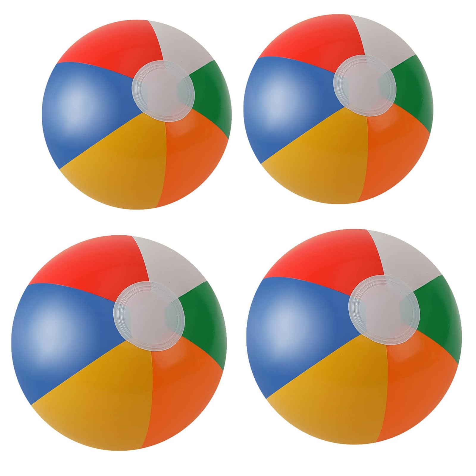 HREDZEO Beach Ball,4 Pcs Inflatable Beach Balls Colorful Beach Ball Pool Float Balls Beach Toys for Outdoor Activity Summer Seaside Party