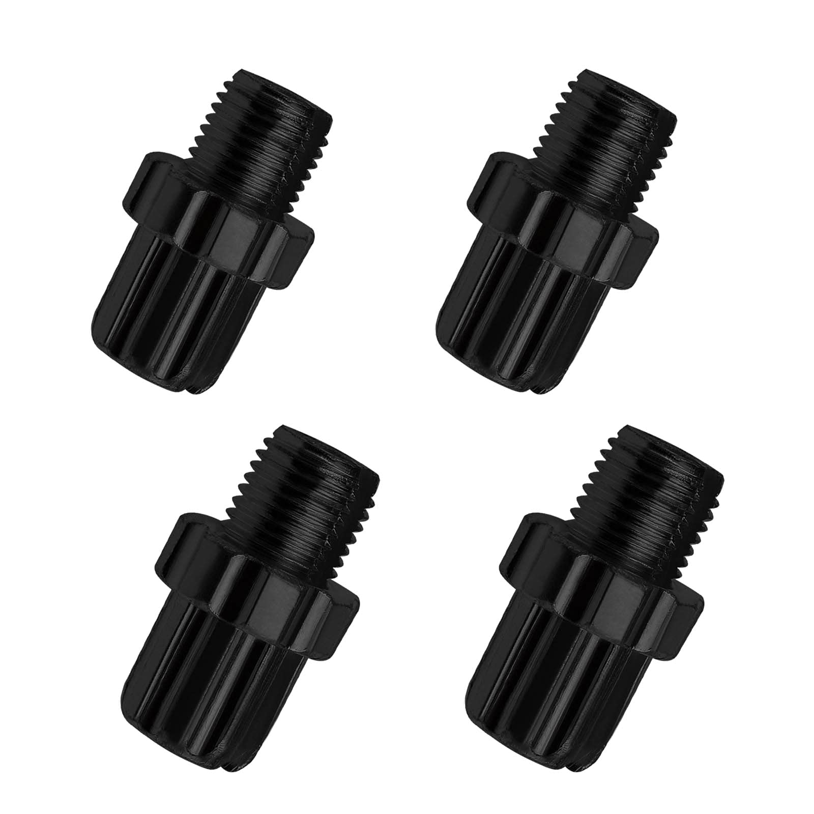 The Lord of the Tools 4pcs M10 10mm Brake Lever Adjusting Regulator Screws for Mountain Road Bike MTB Bikes Cable Adjusters Bolts Brake Parts Aluminum Alloy Black M10x26X10mm