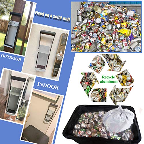 Can Crusher Wall Mounted 16 Oz. Heavy Duty Can Crushers for Recycling