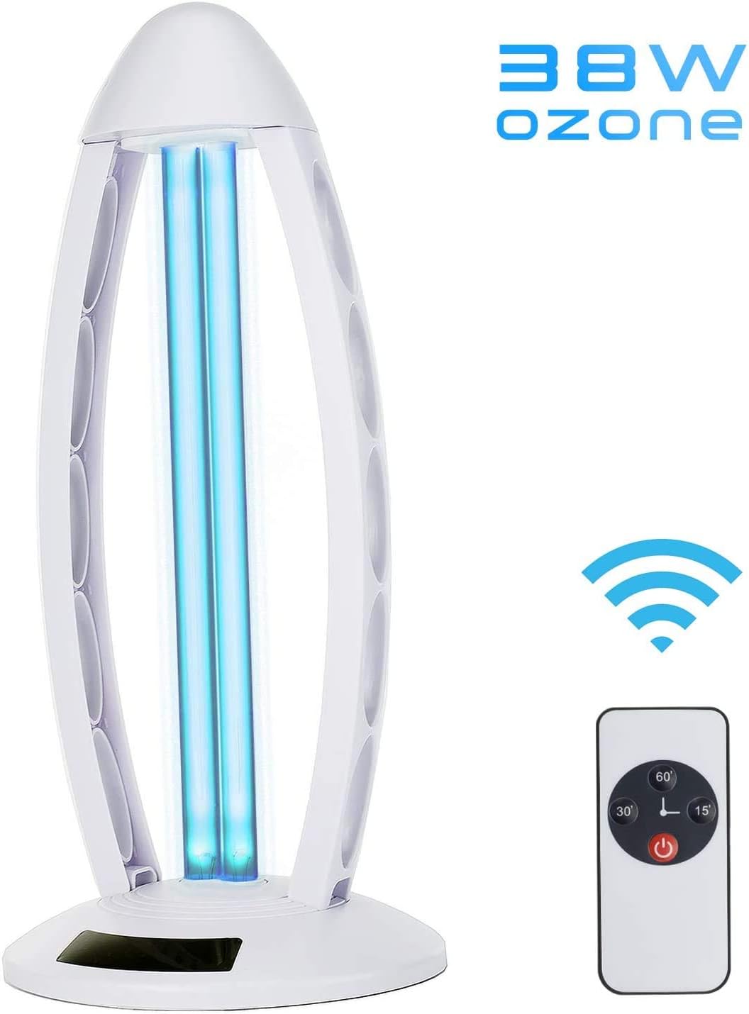 Tisritu UV Light 38W Disinfection Lamp Clean Environment Household Lamp 110V US Plug