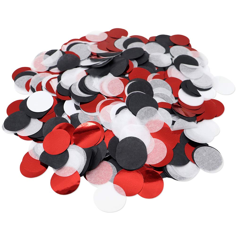 VCOSTORE 5000 Pcs Confetti Multicolour - Wedding Confetti Table Paper Circles Confetti Gender Reveal Confetti For Hen Party, Birthday and Gender Reveal(50g)