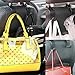 D-BUY 4 Pcs Car Hooks Car Seat Back Hooks Vehicle Hidden Headrest Hanger for Handbag Shopping Bag Coat