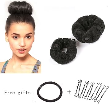 Amazon Com Sent Hair 2 Pieces Donut Hair Bun Maker Black Magic