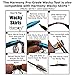 Harmony Fishing - Pro-Grade Wacky Tool (O-Ring Rigging Tool for Senkos & Stick Baits w/ 10 Wacky Rings [Black])