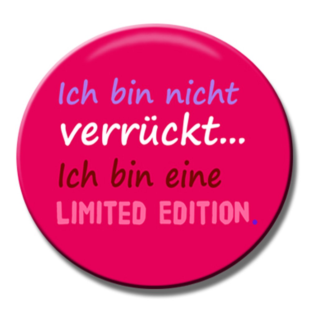 Polarkind Button Anstecker Pin Ich Bin Nicht Verrückt Ich