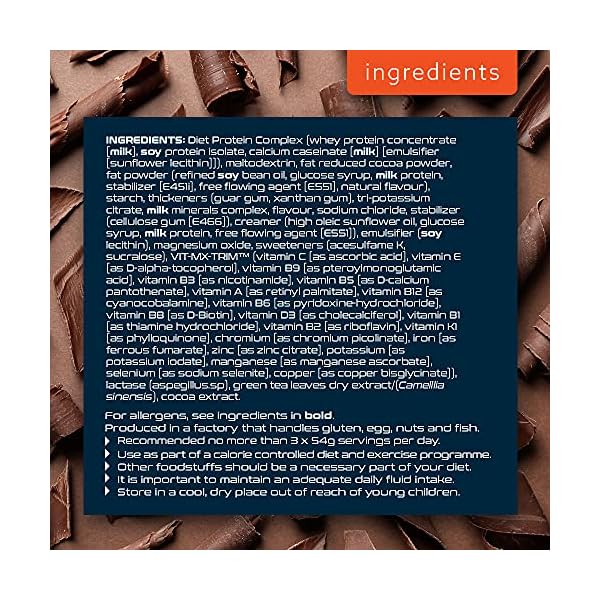 SCI-MX Diet Meal Replacement Protein Powder Meal Shake, Chocolate, 2kg