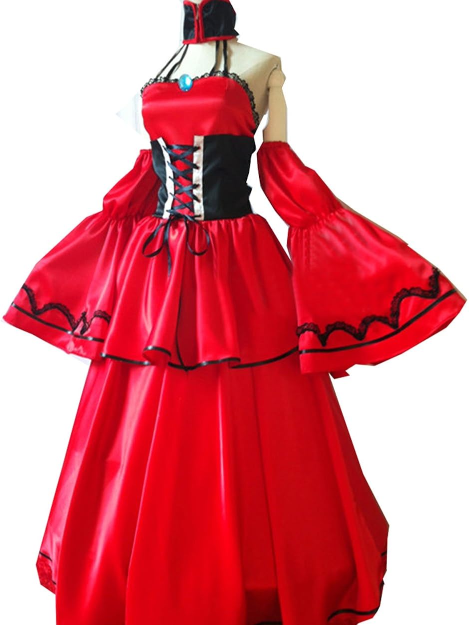 cosplay red dress