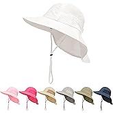 MA COWCF Baby Sun Hat with Neck Flap for Sun Protection Toddler Beach Hat UPF 50+ Outdoors 0-6 Years Boys Girls
