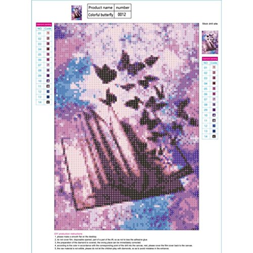 image for Pandaie Cross Stitch Patterns,DIY 5D-Magic Book-Diamond Painting Kits 
