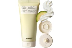WHIPPED SEMO COMPANY WHIPPED CREAM VEGAN CLEANSER LAVOCADO - Lime & Avocado | For Dry Skin, EXTRA DEEP Moisturizing Face Cleanser, Niacinamide, Hyaluronic Acid | Korean Skincare, 200ml (6.76 fl. oz)