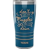 Tervis Traveler Harry Potter Don't Let Muggles Get You Down Triple Walled Insulated Tumbler Travel Cup Keeps Drinks Cold & Hot, 20oz, Stainless Steel