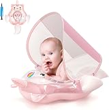 YAAVAAW Unicorn Inflatable Baby Float with Canopy 3-36 Months Pink view 1