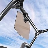 KEMIMOTO Oversized UTV Sun Visor Large Surface Fit 1.5-2 inches Roll Bars | Fit for Windshield Compatible with Polaris RZR 1000 XP Can am Defender Maverick X3 CFMOTO Side x Side Clear View