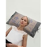 EDMILE Buckwheat Neck Pillow, Adjustable Buckwheat Hulls Pillows for Sleeping, Cervical Neck Support, Cooling Lumbar Support Cushion for Pain Relief, 13"x23" Light Tan