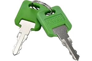 Neeseelily 2Pcs RV Keys MK9901 6601 Motorhome Green Master Keys Compatible with FIC Code 9901-6601 and Code CF301 to CF350 EF301 to EF350 HF301 to HF350 CW401 to CW450 RV301-370 RV701-760