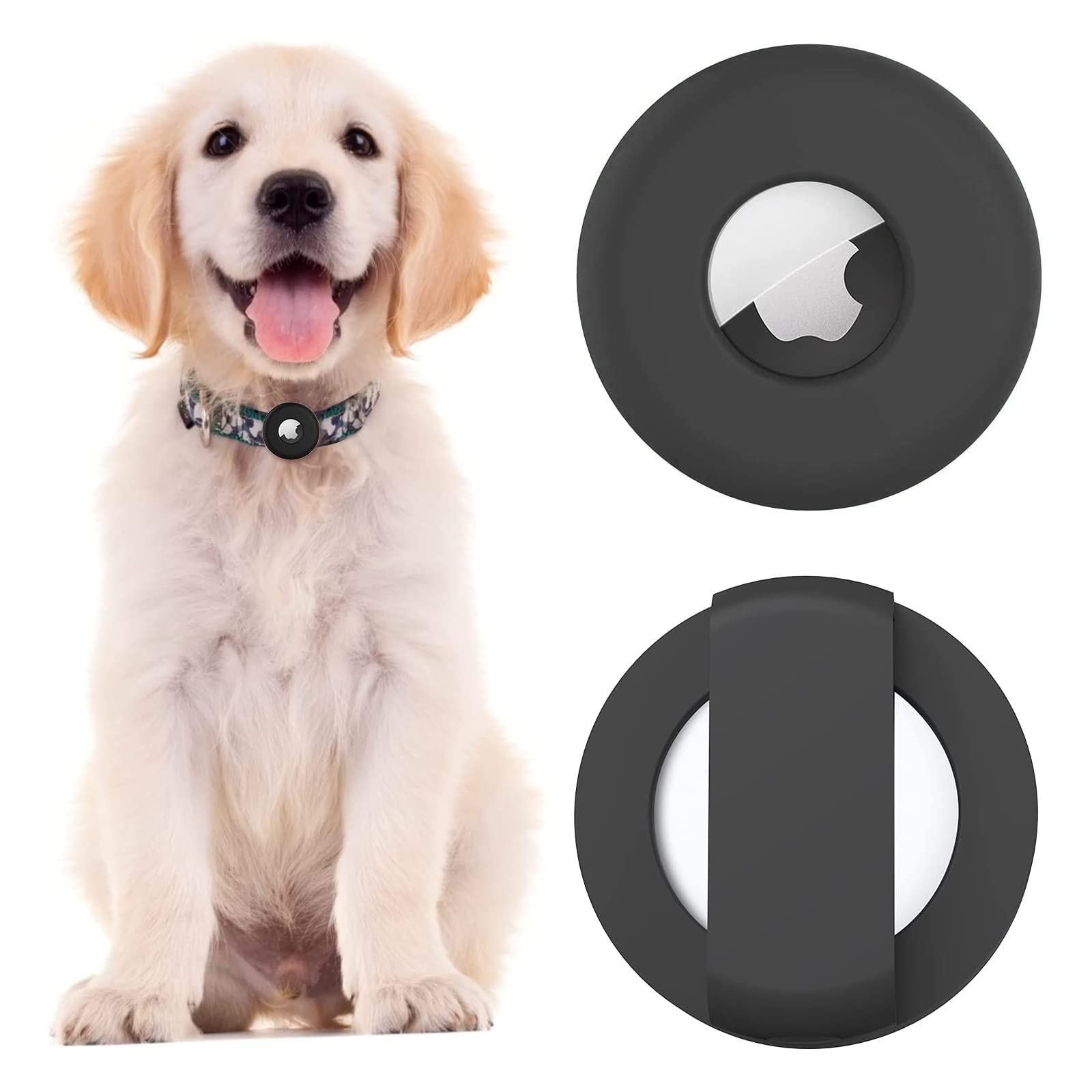Silicone Holder for Air-tag Dog Collar, Slide-On Lightweight Waterproof Case for Air-tag Dog/Cat 2021 Accessories