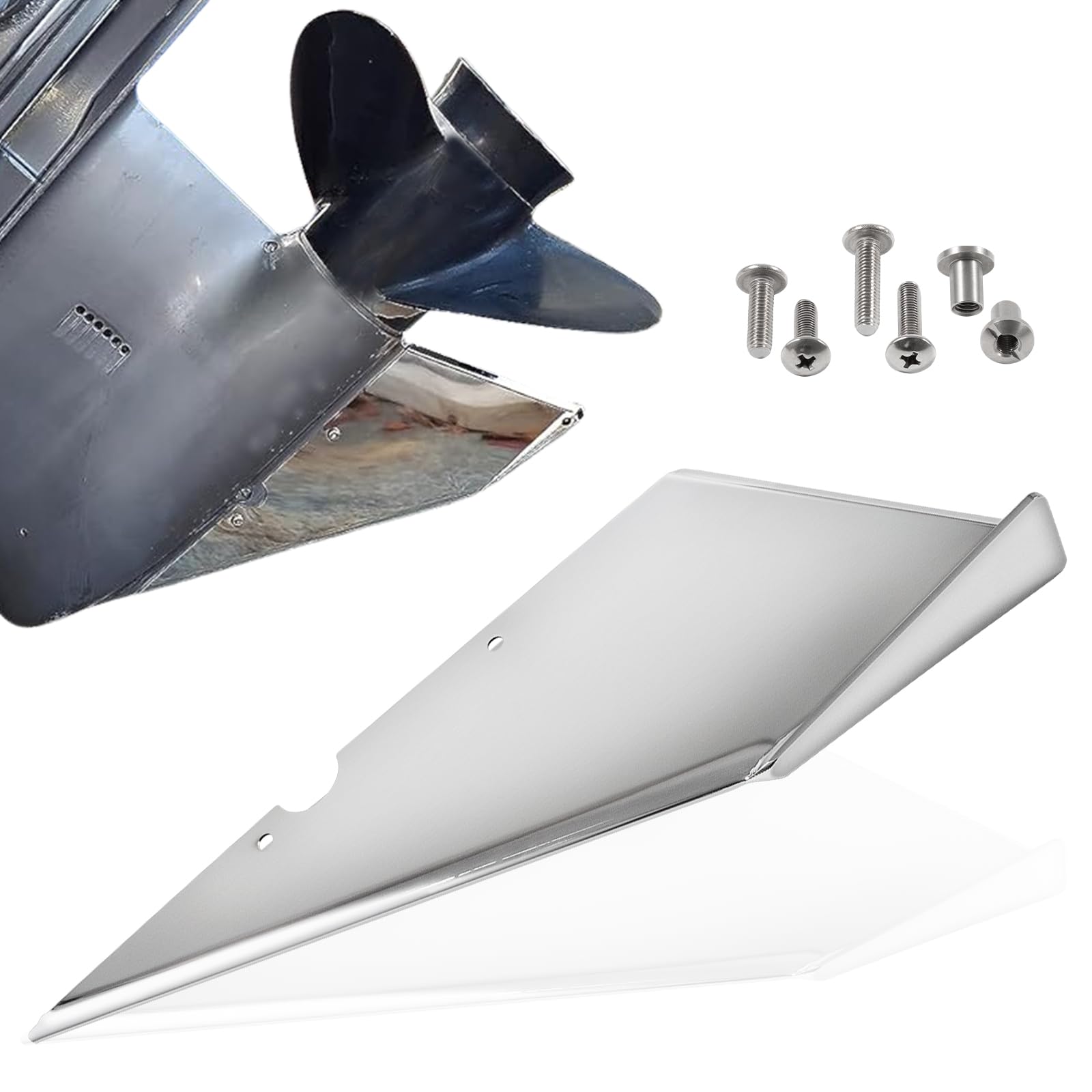 Photo 1 of 99022 Skeg Guard For Volvo Penta SX Drive Single Prop 1995-2006 Inboard Skeg Protector Shield DIY Installation