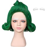 ColorGround Green Styled Cosplay Wig for Halloween