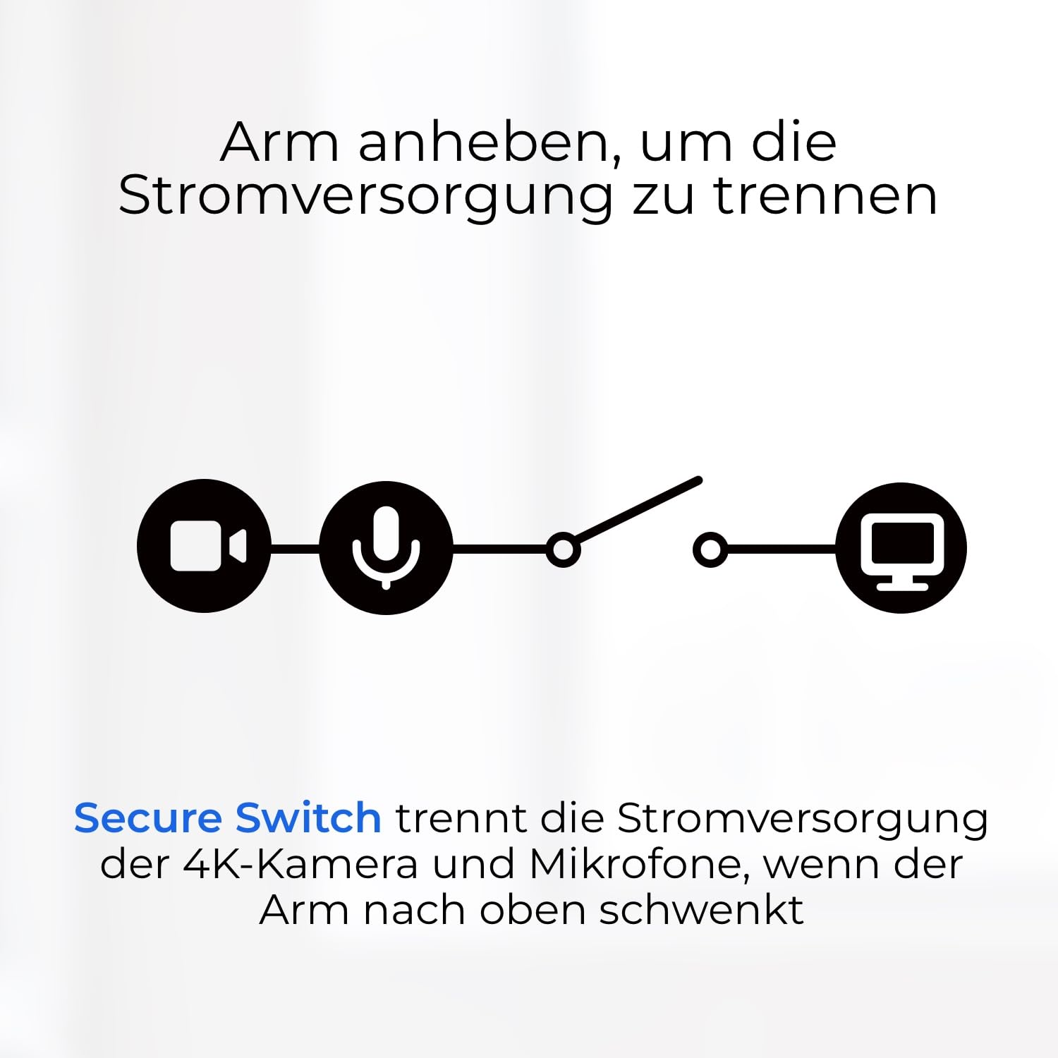 iContact Camera Pro 4K HD Webcam mit Mikrofon Augenkontakt-Webcam 4