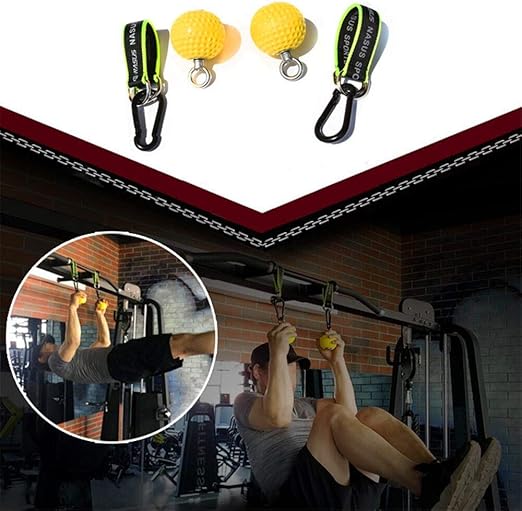 Amazon Com Lab Outlet Climbing Pull Up Power Ball Set Training Cannonball With Wrist Ball Pull Up Fitness Equipment Training Ball Hold Grips Pointing Hand Grip Strength Training 72mm Sports