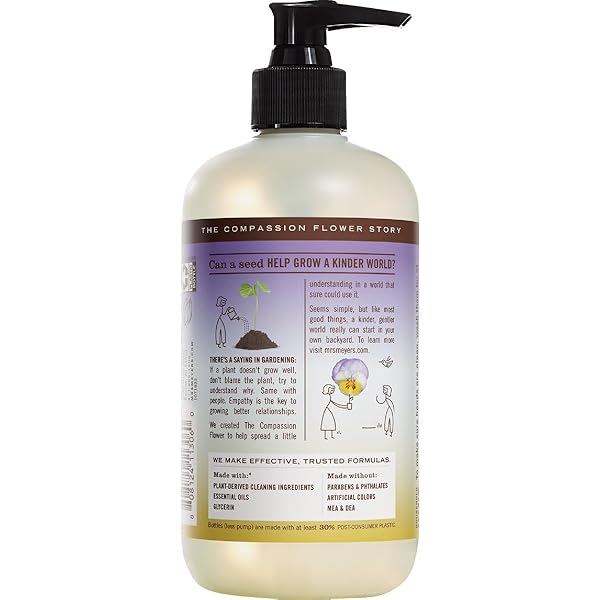 MRS. MEYER’S CLEAN DAY COMPASSION FLOWER HAND SOAP, 12.5 FZ