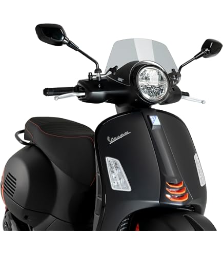 Windschutzscheibe Für Piaggio Vespa LX & GTS Modelle – Klar, Rauch Oder Schwarz – Für Mehr Komfort & Stil
