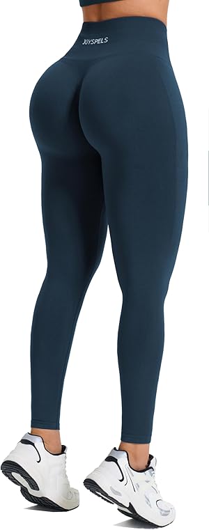 JOYSPELS Damen Scrunch Sport Leggings Seamless Sporthose Gym Leggins Push Up Yogahose