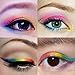 Travelmall Rainbow Highlighter Eyeshadow Makeup Palette Powder Makeup Rainbow Cake , 6 colors in 1 (Rainbow)