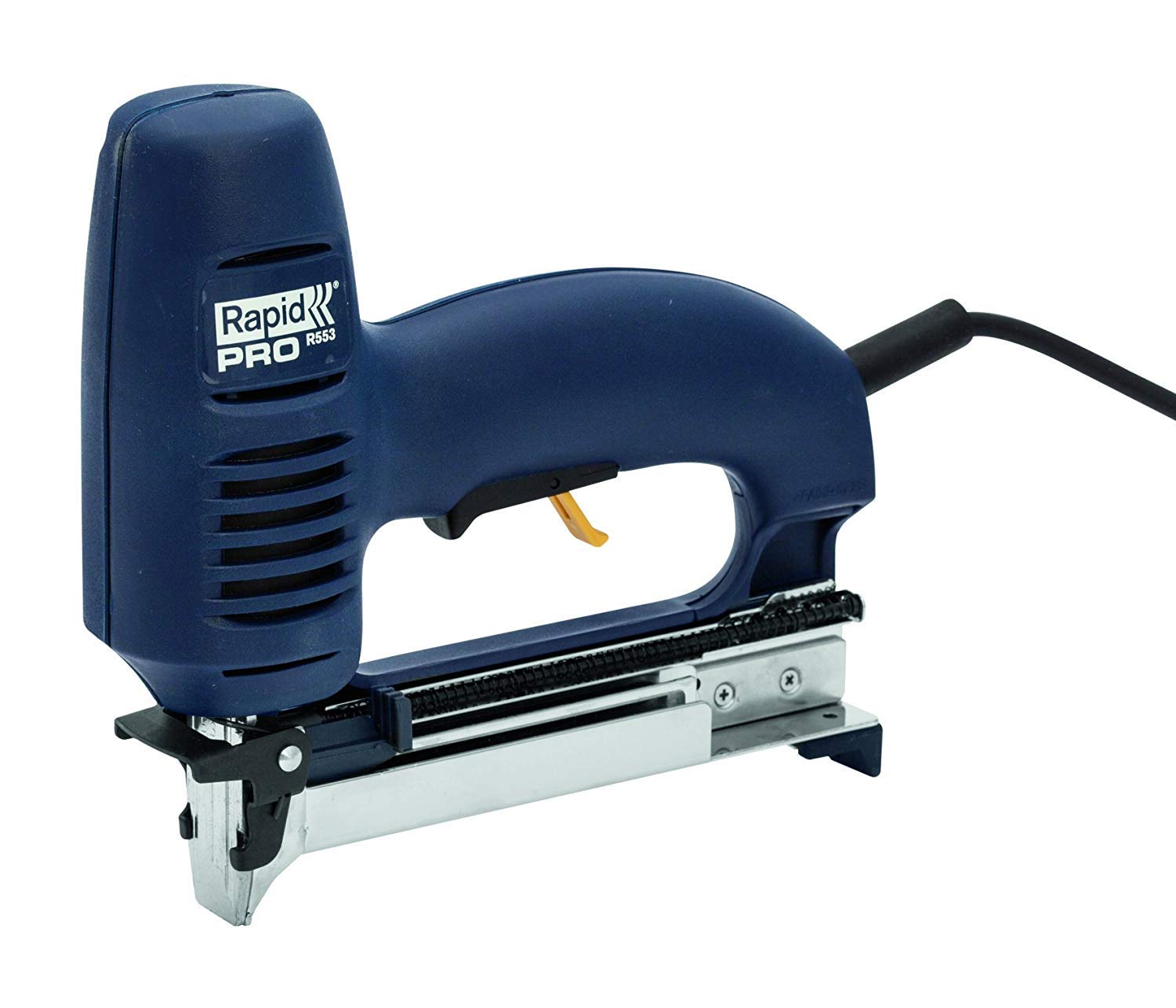 Rapid Electric Staple Gun PRO R553 for No. 53 Staples and No. 8 Brads, Stapler and Brad Nailer with Adjustable Impact Setting and Removable Front Plate, For Textiles, Carpets and Leather (10642901) — image 1