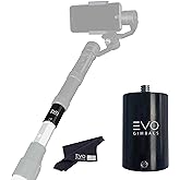 EVO Gimbals PA-100 Painter's Pole to 1/4-20 Tripod Thread Adapter - Camera Paint Pole &amp; Broom Pole Adapter for DSLR, Mirrorless, GoPro 11/10/9/MAX, insta360 X3/X2, RS/R, GO2/ GO 3Lights &amp; More