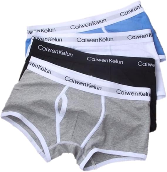 Amazon Caiwen Kelun ボクサーパンツ メンズ セット通気吸汗 ボクサーブリーフ綿 ボクサーショーツ4枚組前開き メンズ 通販