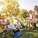 30W PA system, MAONO Wireless Karaoke Machine with Two Wireless Handheld Microphones for Christmas Adults Kids FM Radio (Blue)