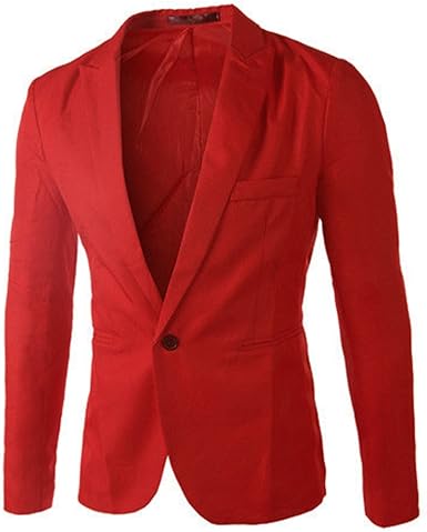 red suit jacket dress