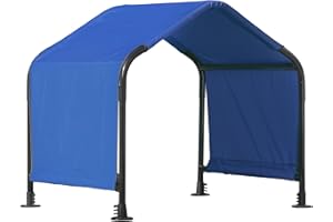 ShelterLogic 2.5' Outdoor Pet Shade, Versatile Pet Canopy Tent for Small-Breed Dogs, Cats, Small Animals and Livestock, Blue