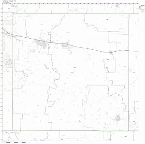 Amazon.com: Callahan County, Texas TX ZIP Code Map Not Laminated: Home