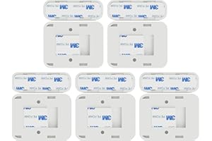 SECURITY SENSOR SPACERS Simplisafe Entry Sensor Adhesive | Mounting Tape for Simplisafe Door, Entry, and Contact Sensor | Easy Mount, No Cutting, Peel and Stick (5 Pack Sensor + 5 Magnet Side)