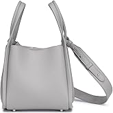 YONBEN PU Leather Tote Bag Slouchy Handbag with Zipper Stylish for Women's