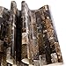 3D Effect Embossed Stack Brick Wallpaper Stone Textured Print Wall Paper for Home Room Decoration (Beige)