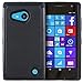 Microsoft Nokia Lumia 730 / 735 Case - Armatus Gear (TM) Slim Defender Hex Grid Hybrid Armor Case Impact Resistant Protector Cover For Nokia Lumia 730 / Lumia 735 - Black/Black