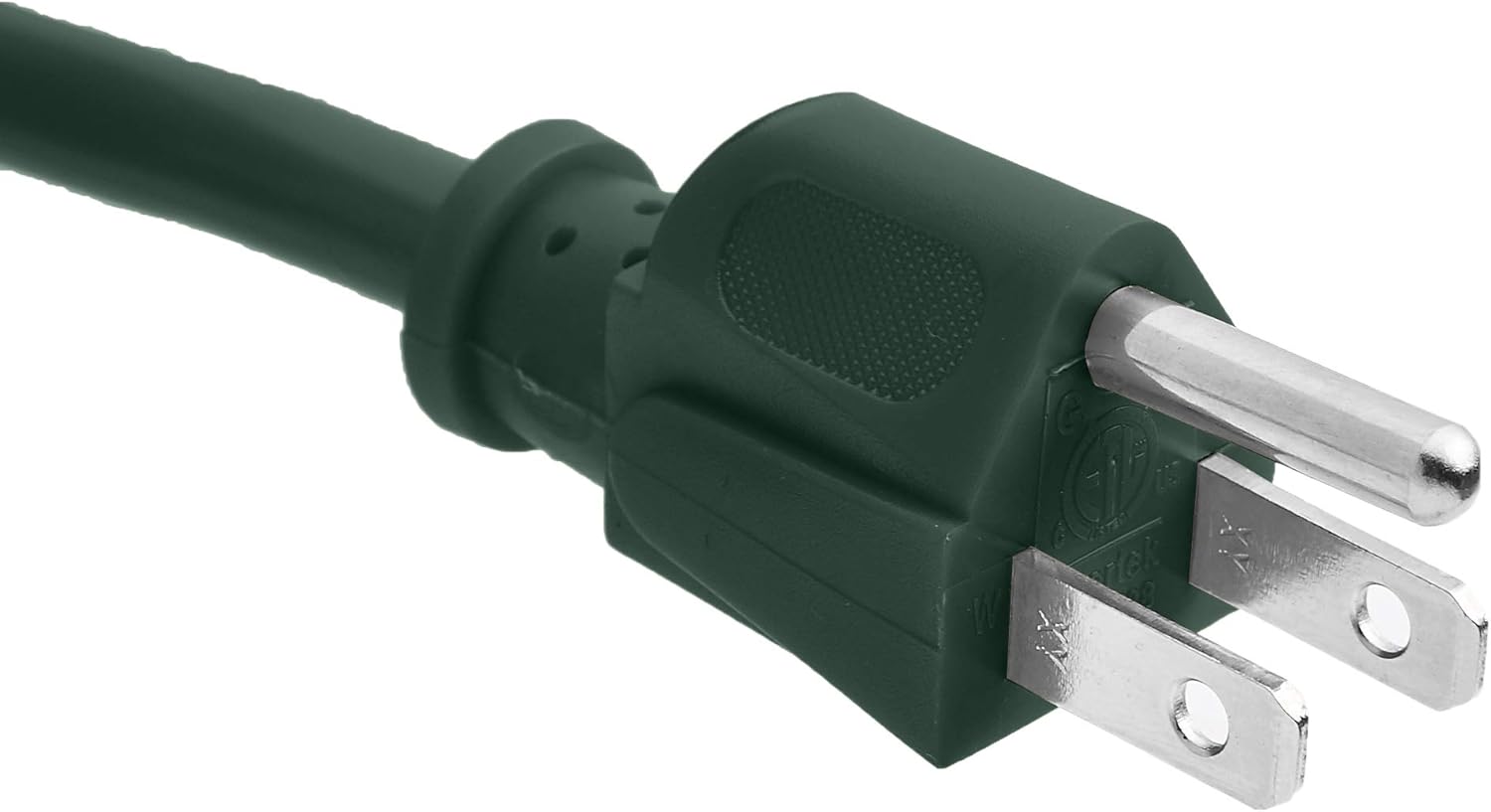Basics 16/3 Vinyl Outdoor Extension Cord, Green, 15 Foot - - 