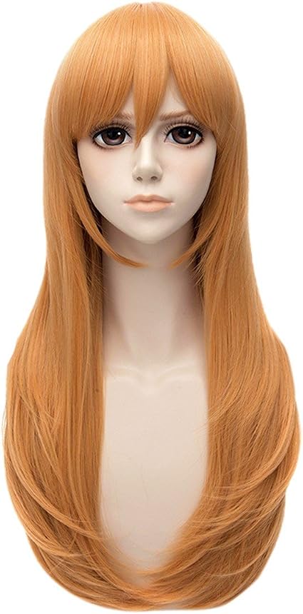New Side Swept Fringe Long Haircut Women S Cosplay Anime Straight