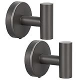Mdvora Towel Hooks, 2 Pack Robe Hook, Bathroom Coat