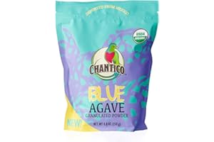 Chantico Agave Organic Sweet Granulated Agave Powder, 250g Bag, Low Glycemic Index, Natural Sweetener, Low-carb, Keto, Sugar substitute, Perfect for use in baking, smoothies, coffee, tea, yogurt