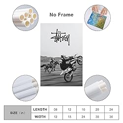 Stussy Streetwear Poster Aesthetic Racer Car