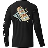 Palmyth Fishing Shirts for Men Long Sleeve Sun Protection Shirts UV UPF 50+ T-Shirt Quick Dry