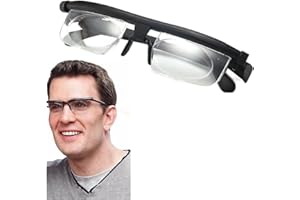 EXGYAN Flex Focus Adjustable Glasses Dial Vision,Focus Adjustable Glasses Dial Vision, Flexvision Adjustable Vision Eyeglasses Near and Far Sight For Men And Women (1pcs)