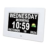 SSINI Digital Calendar Dementia Alarm Clock with